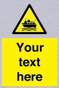 Custom warning ferries crossing vessels